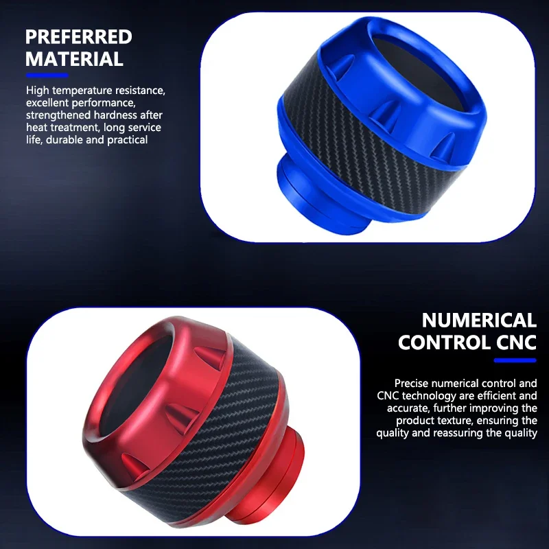 Motorcycles Aluminum Falling Universal Protector Front Sliders For Gsxr 600 Aprilia Sr 50 Ninja 300 Super Cub 110 Tracer ddmysmile 7 Smile