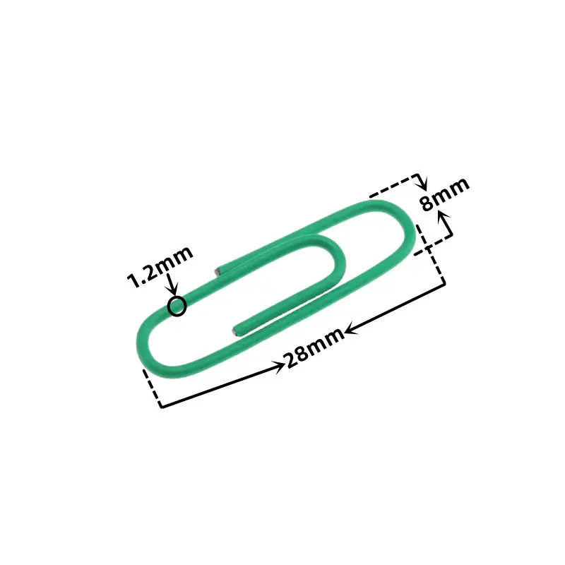 Planner 50-300Pc Simplicity Bookmark Paper Clip Metal Material Bookmarks Marking Clip ddmysmile For Book Stationery School Office Supplies Smile