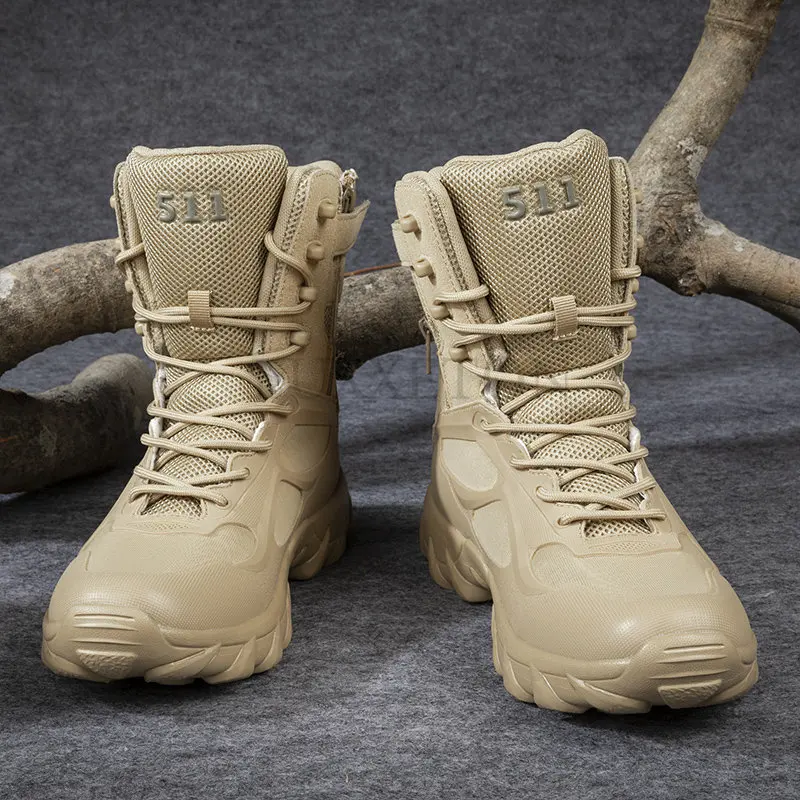 Military Mens Men's Boot Ankle Boot Combat Tactical Big Size 48 Warm Fur Army Boot Male Shoes Work Safety Shoes Motocycle Boots smile