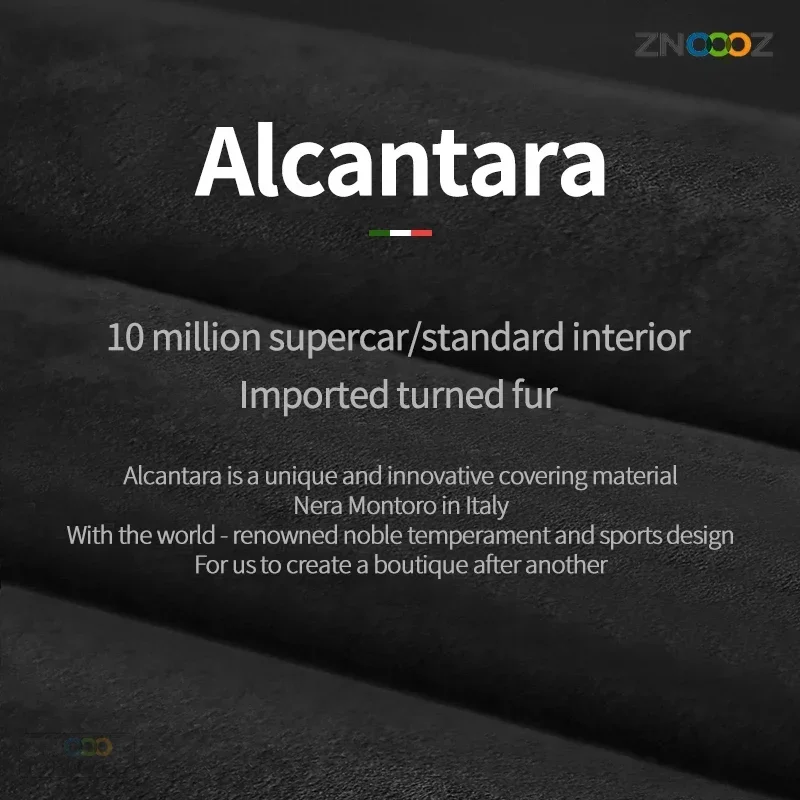 Gear Alcantara Suede Car Head Shift Collars Cover For Voo XC60 XC90 S90 V60 V90 S60 2015-IN Gearbox Shifter Knob Case Sticker smile