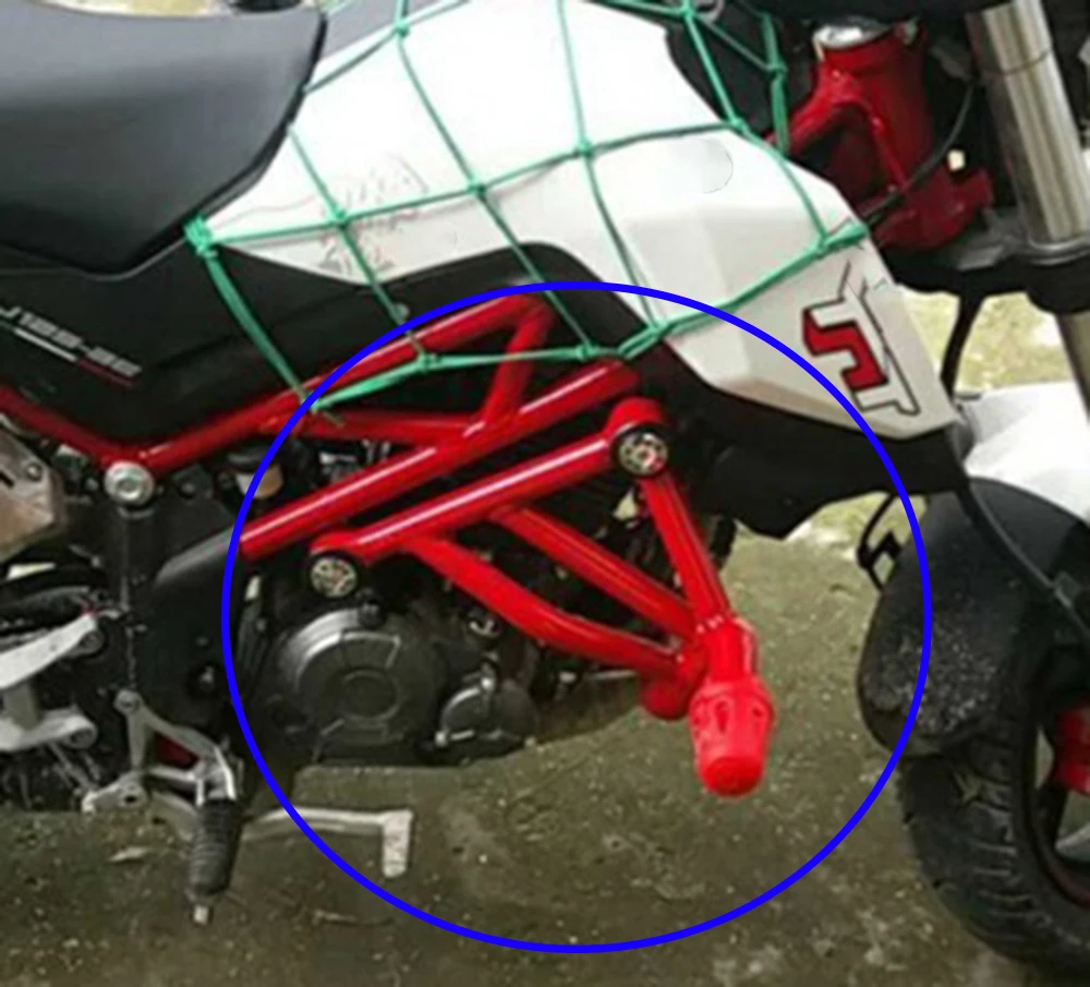 For Benelli BJ125-3E TNT125 TNT135 TNT 125 135 Motorcycle Accessories Engine Guard Bumper Crash Bars Stunt Cage Frame Protector