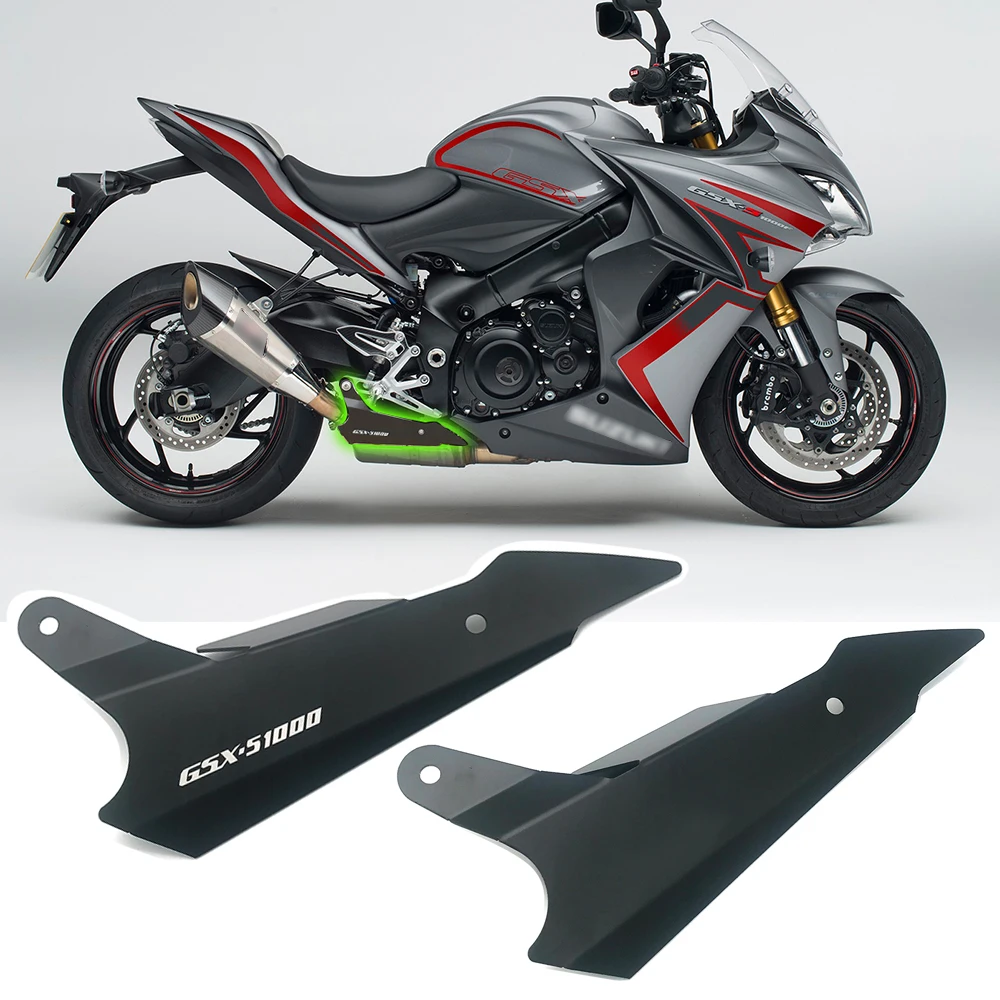gsx s1000 Exhaust Decorative Cover For Suzuki GSX-S1000 GSX S1000F Muffler Guard Accessories 2015-2021