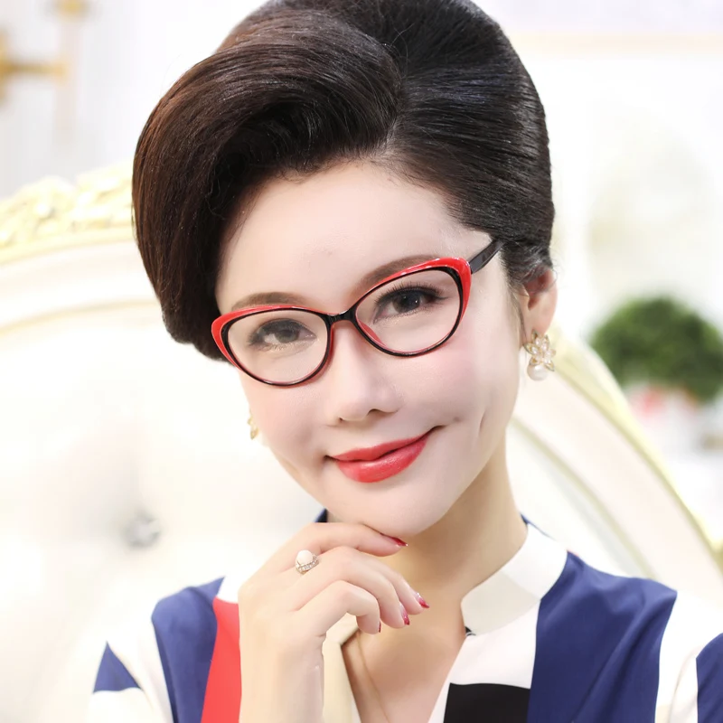 d Glasses Women Unisex Cat Presbyopic Eye Frame Blue Light Far sighted Reading Finished Optical Eyewear Diopter To wear