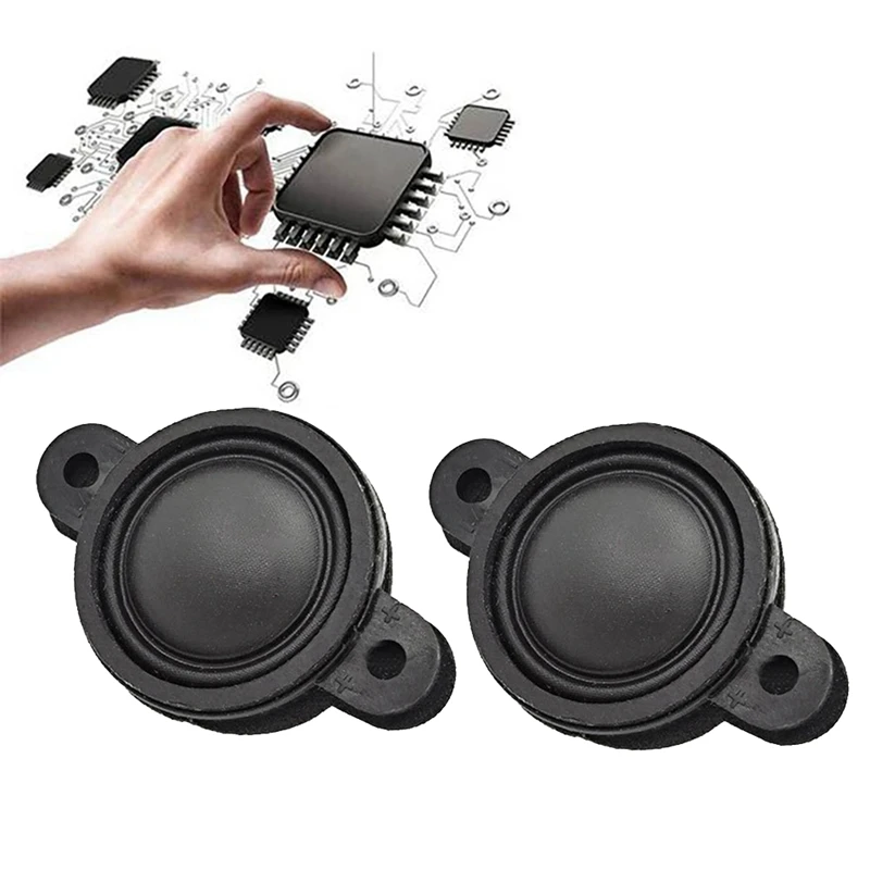 2PCS 1.25 Inch Mini Tweeter 15W 4Ohm Neodymium Silk Film Treble Speakers For DIY Car Modified Tweeter