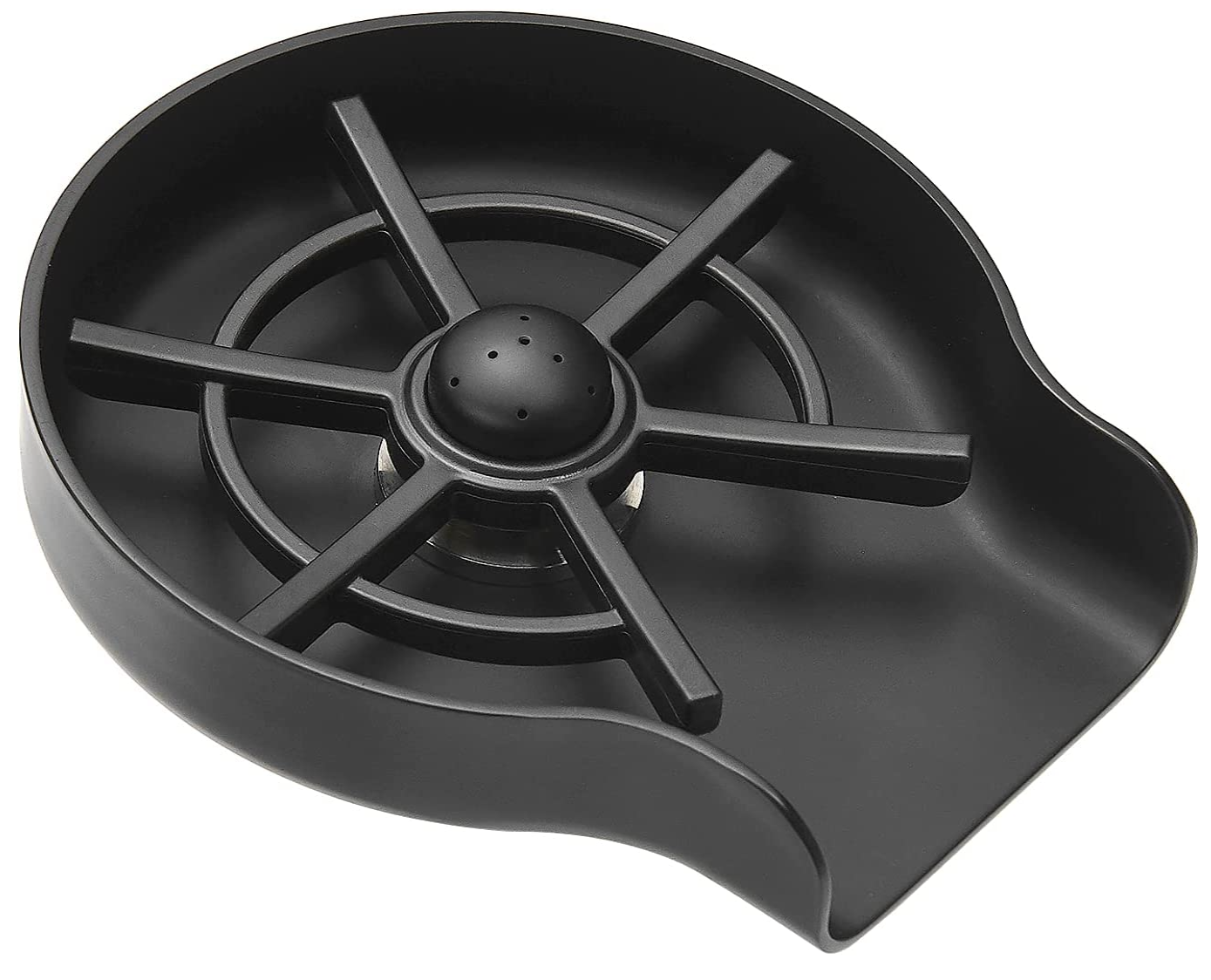 New style cup washer home cup cleaning cup washing machine bar cup washer stainless steel cup washer 6 leaves black