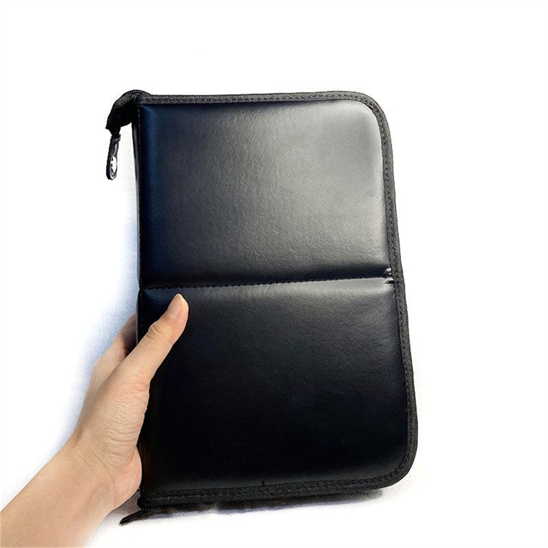 14/29 Holes Women's Cosmetic Brush Bag Travel Large Capacity Makeup Brushes Storage Bag Fold Portable Beauty Tools Pouch 2024