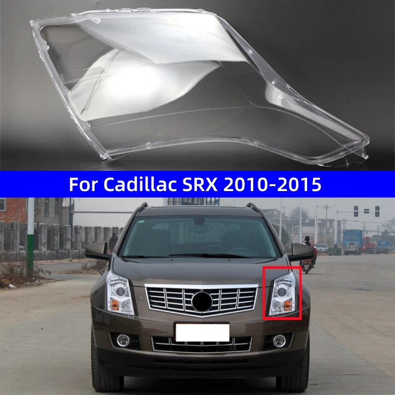 For Cadillac SRX 2010 2011 2012 2013 2014 2015 Car Accessory Products Replace A Transparent PC Headlight Glass Shell