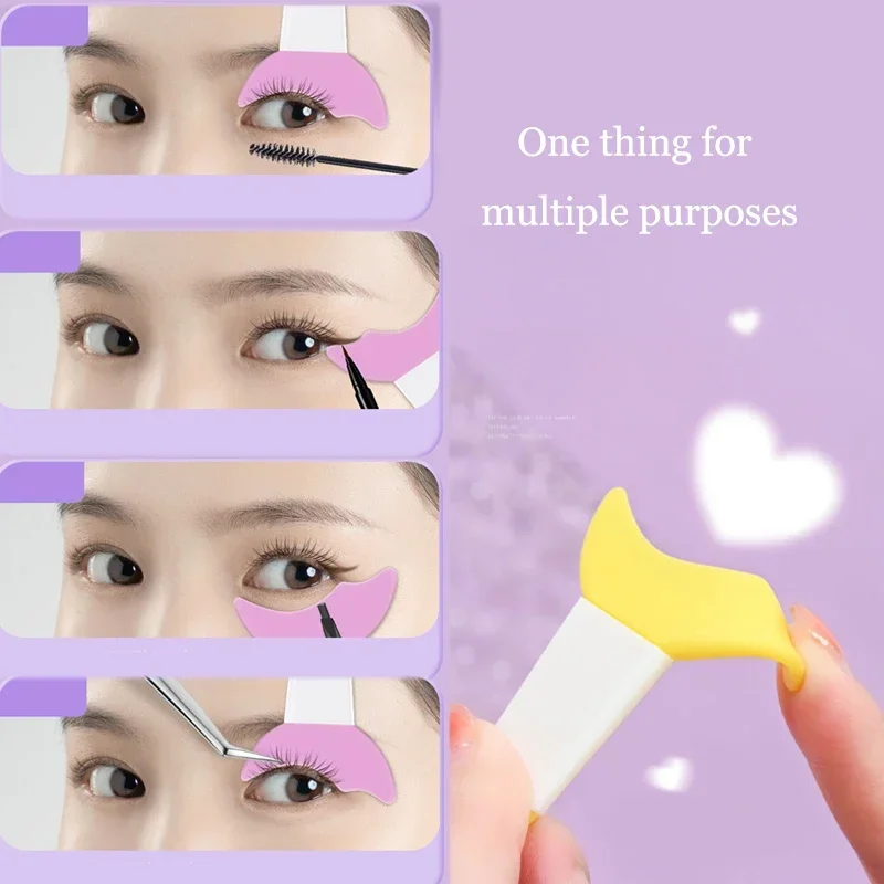 Silicone Stencils Multi-functional Eyeliner Eyes Makeup Assist Helper Aid Marscara Drawing Lipstick Wearing Reusable Beauty Tool smile