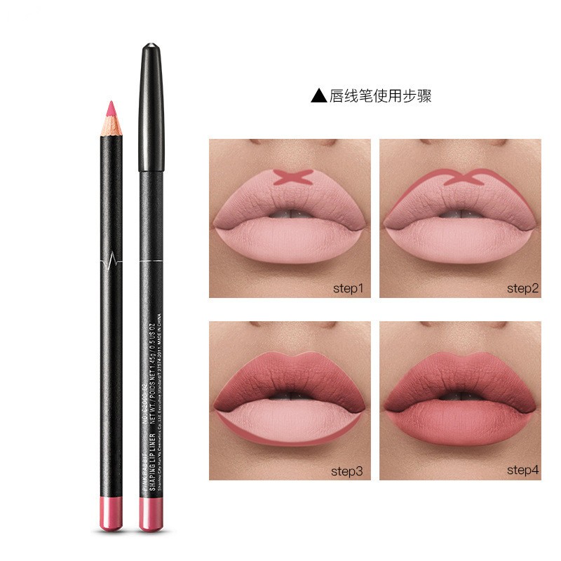 f Set pcs Matte Lip Liner Long Lasting Matt Smooth Pencil for Contour Lipline Multi Functional Makeup Cosmetics Pen line