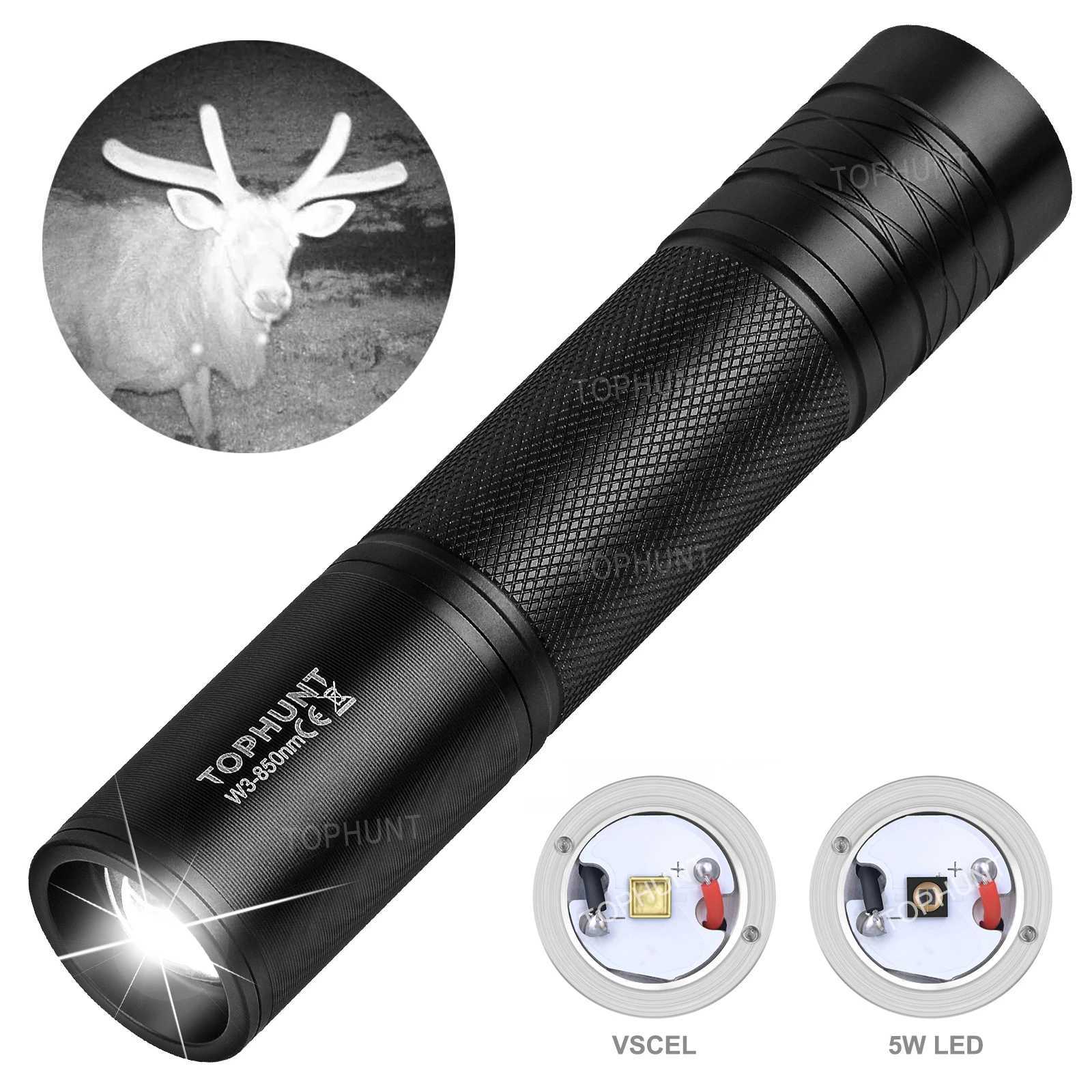 New Arrival TOPHUNT W3 tra long distance zo Vcsel 850nm IR Illuminator Flash 940nm Torch 400m Z241109