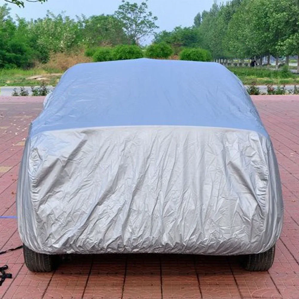 Car Cover Waterproof M Snowproof and UV Proof Universal Easy to Wash for Outdoor Indoor Breathable Auto Cover for Autumn Winter smile