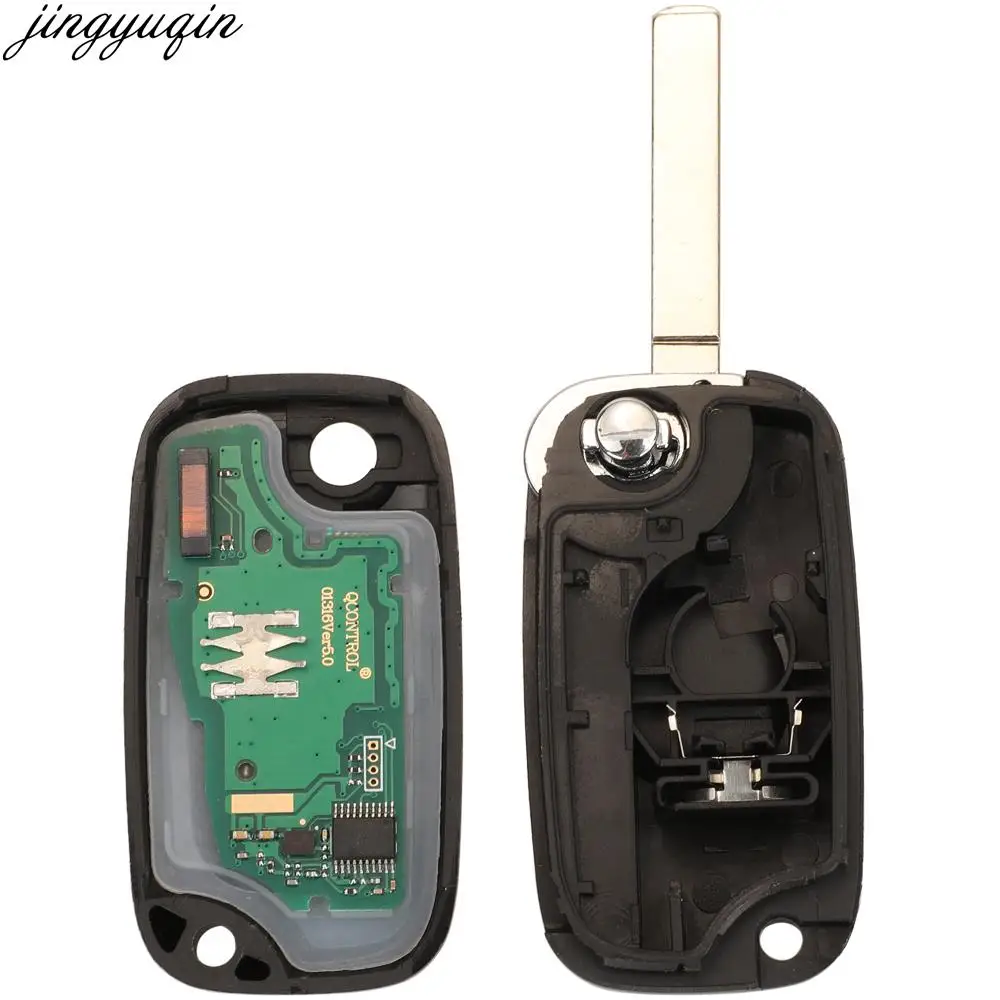 Car Jingyuqin Key Remote Alarm 315/433Mhz ID46 PCF7941 Chip For Mercedes Benz Smart Fortwo 453 Forfour 2015 2016 2017 OEM 4BS smile