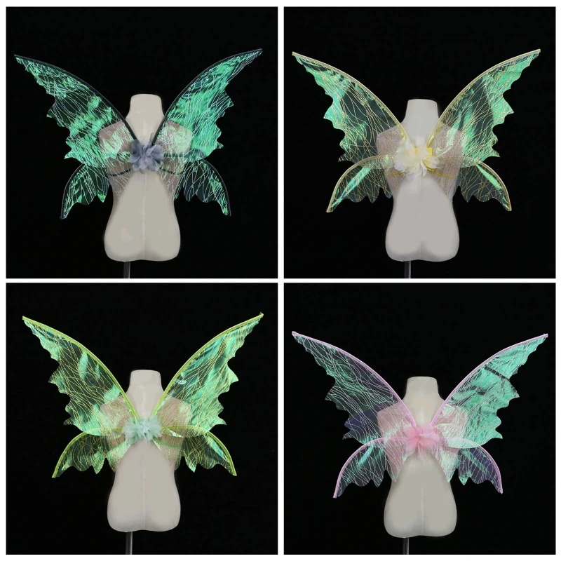 Wing Adult Fairy Cape Halloween Party Cosplay Fairy Angel for Butterfly Wing Performance Costume Festival Stage smile