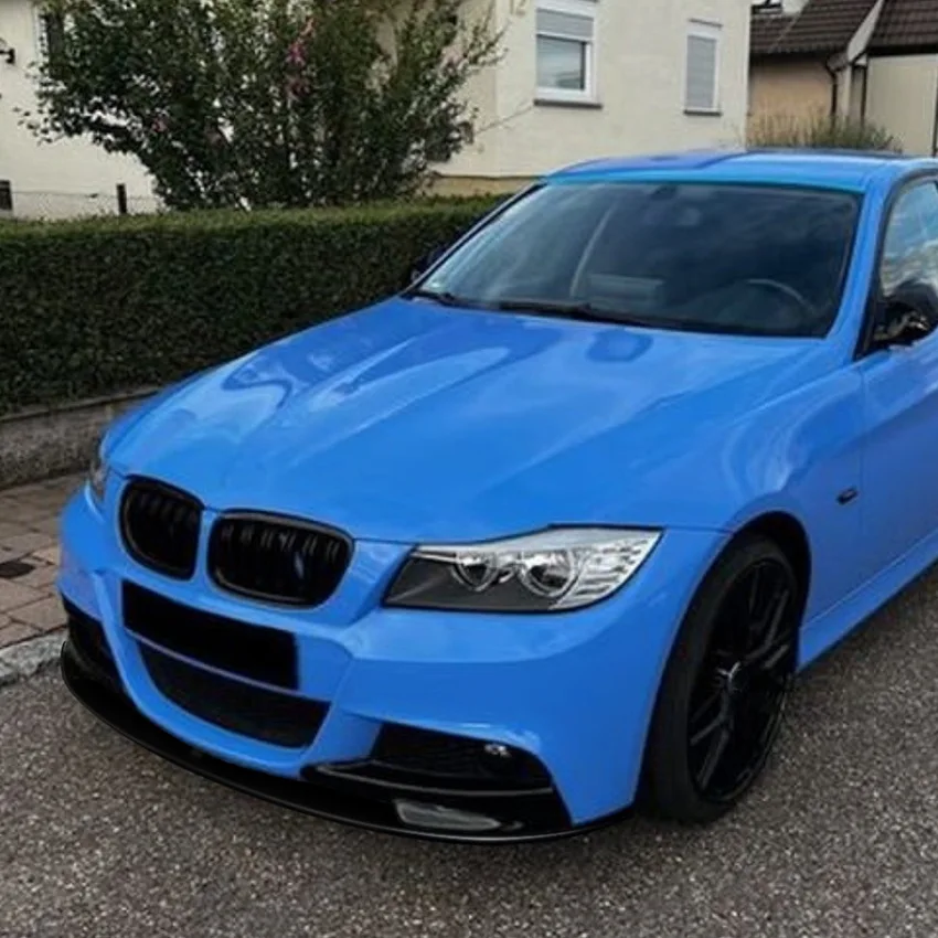 For BMW 3 Series E90 E91 LCI M Sport 2009-2012 Car Front Bumper Lip Spoiler Diffuser Splitters Body Kit Aprons Cover Guard Trim