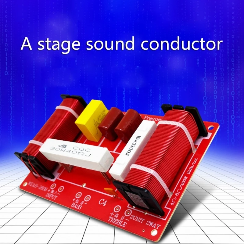 WEAH 228/305/2606 Audio Speaker Frequency Divider 2/3 Way HiFi Audio Crossover Filter Module Board DIY Speaker Treble Bass