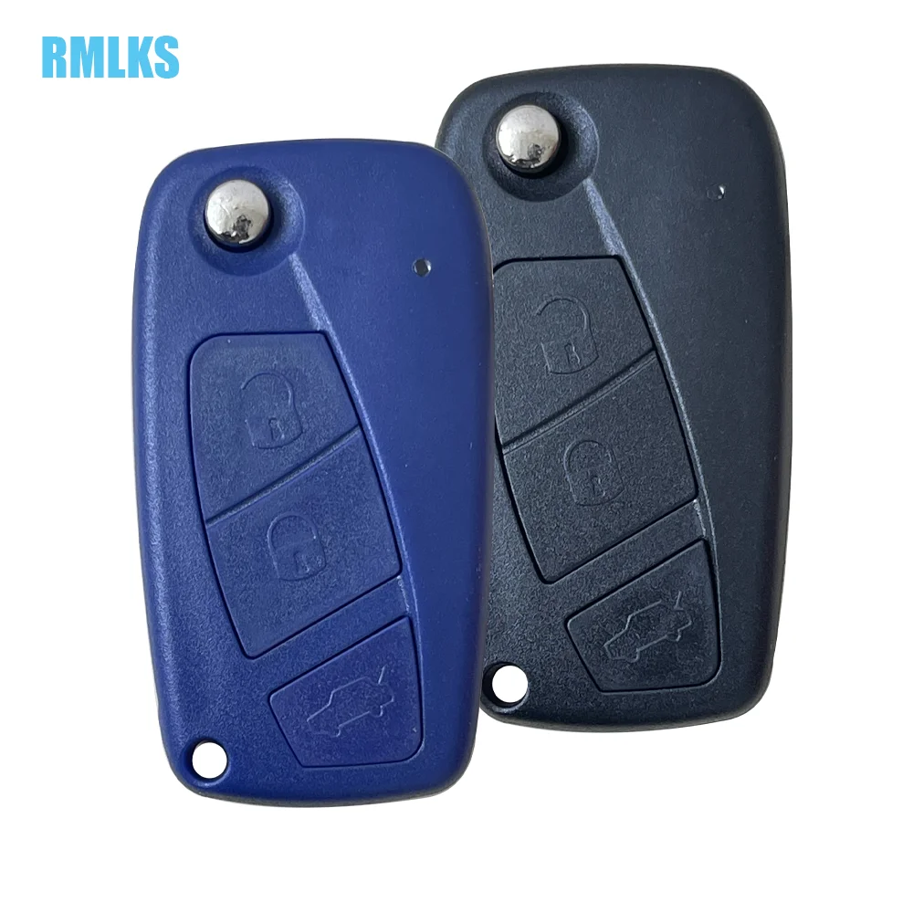 Ducato For FIAT Punto Stilo Panda 2 3 Buttons Replacement Flip Folding Remote Car Key Shell Case Cover SIP22 Blade smile