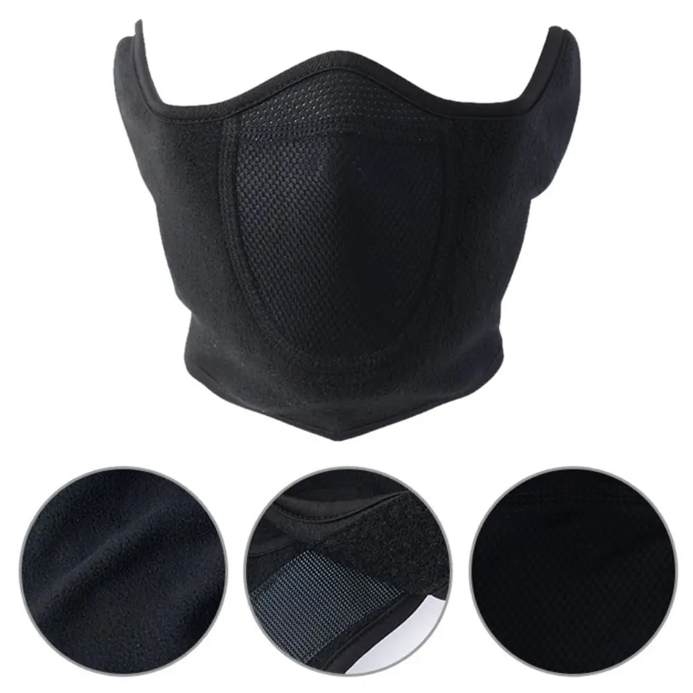 Winter Running Face Masks New Mesh Neck Warmer Warm Neck Cover Scarf Ear-Cover Men Women Fleece Sport Mask