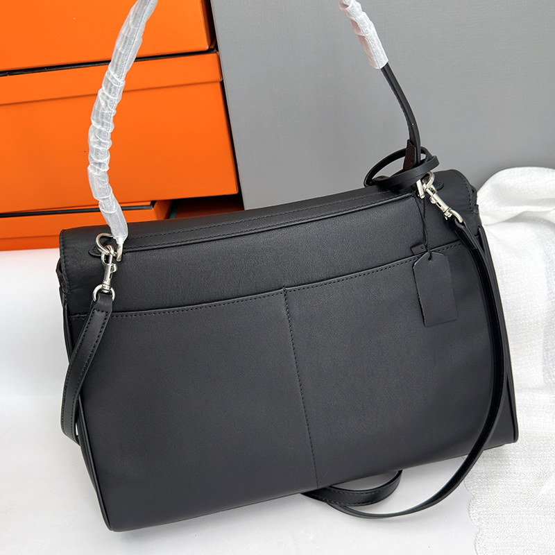 Genuine Handbag Fashionable New And High-End Soft Leather Tote Bag, Street Retro Large Bag Head Layer Cowhide Genuine Leather