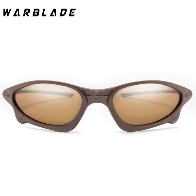 Sports WarBLade New Polarized Sunglasses Men Brand Design Retro Sun Glasses Male Driving Black Goggles Eyeglasses UV400 Oculos smile