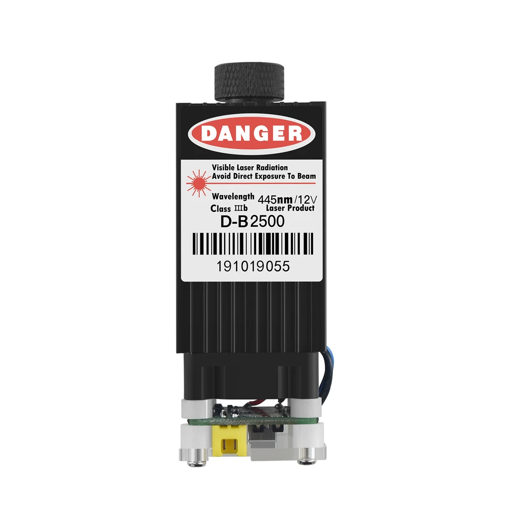 450nm Blue Light TTL Focusing Laser Head Module 7.5W/20W with Cable and Goggles Kit for CNC Laser Engraving Cutting Machine