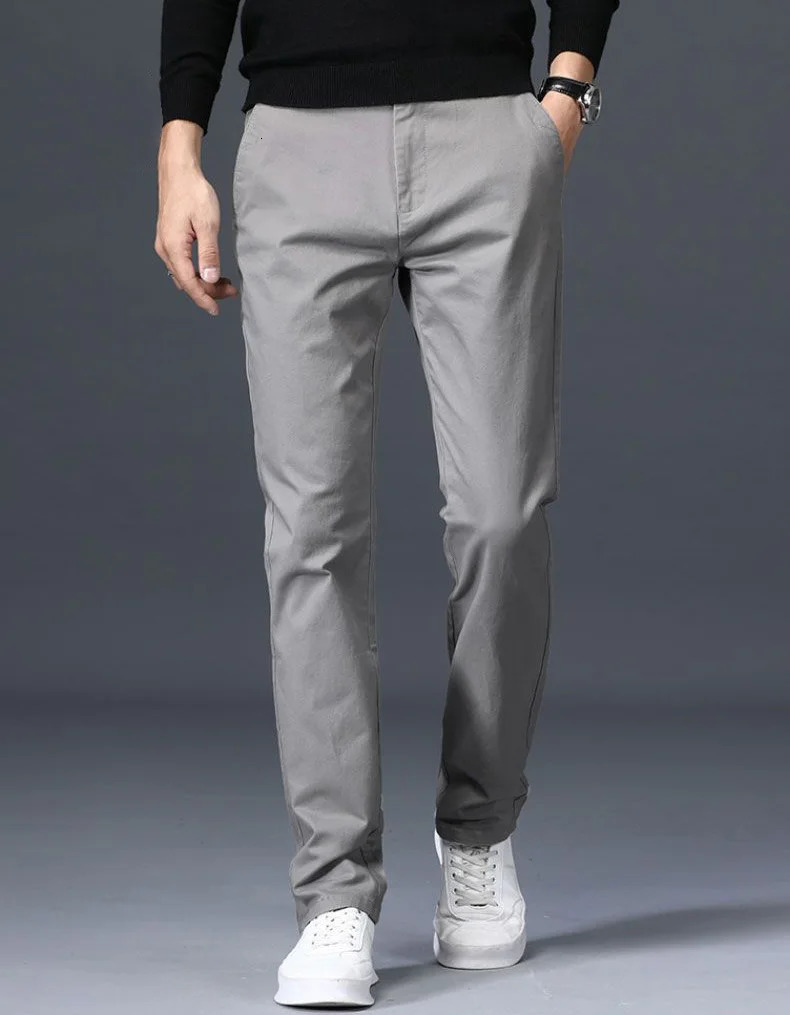Spring and Autumn Golf Pants Mens British Slim Fit Casual Regular Korean Fashion Versatile Sports Pan 240401
