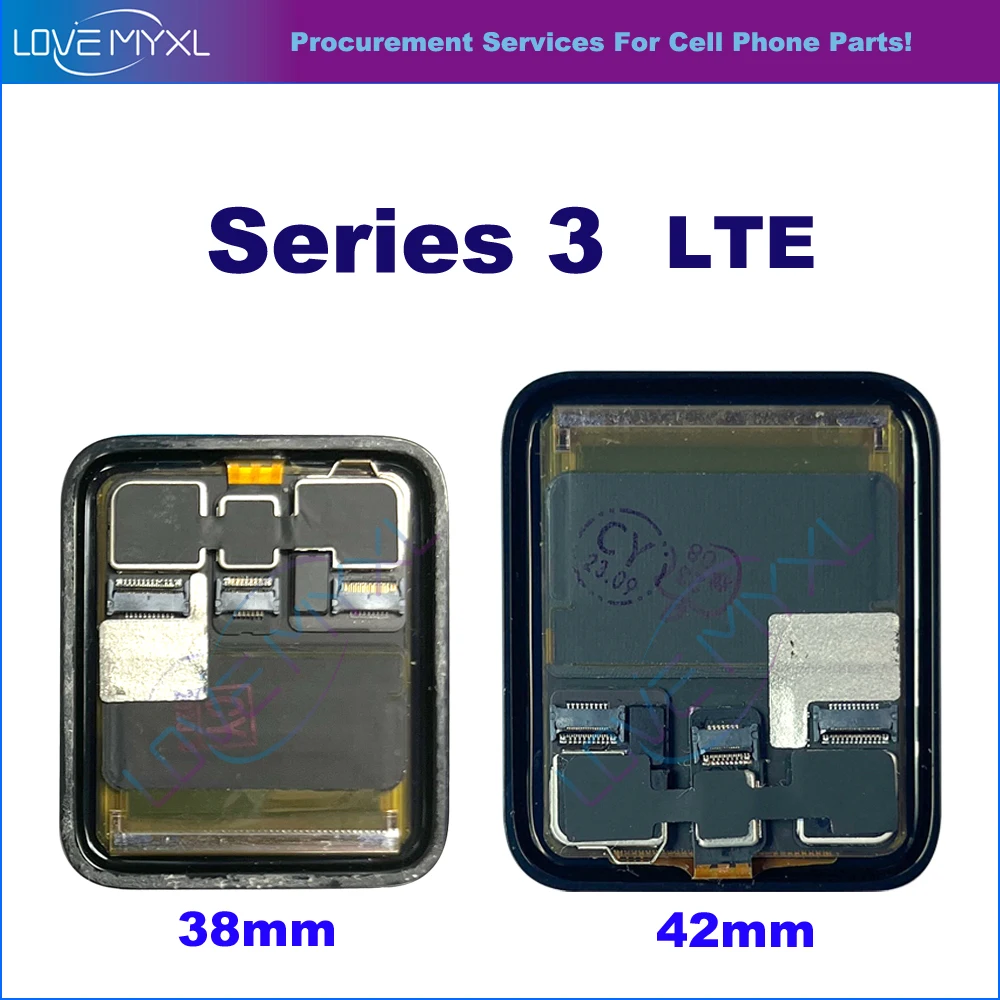 OLED Display For Apple Watch Series 3 LCD Display Touch Screen Digitizer Assembly iWatch S3 42MM 38MM GPS LTE Replacement Parts