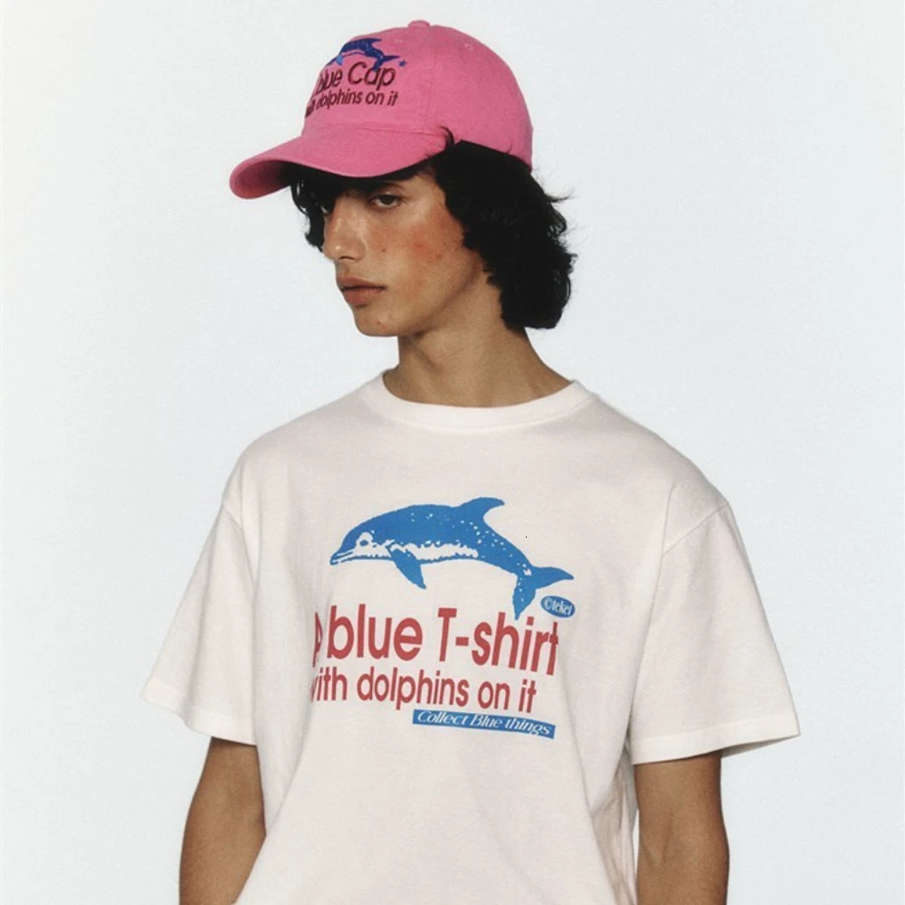 Fashionable American Retro Cute Print Graphic T shirt Summer street Y2K Personalized Harajuku Hip White Letter Oversized 240402