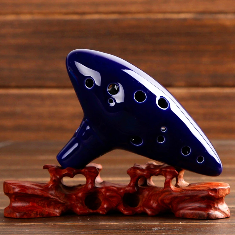 Holes 12 Alto Ocarina C Key Flute Ocarina 12 Holes ALTO AC Ocarina Folk Music Instrument fluta ocarina smile