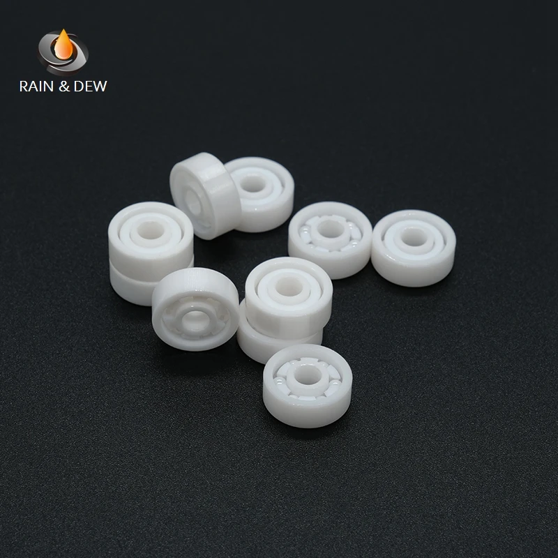 1Pcs Zirconia Ceramic Bearing ABEC-9 3x10x4 5x11x4 3x8x4 5x10x4 4x9x4 3x6x2.5 4x7x2.5 5x8x2.5 5x9x3 4x10x4 6x10x3 7x11x3 6x12x4