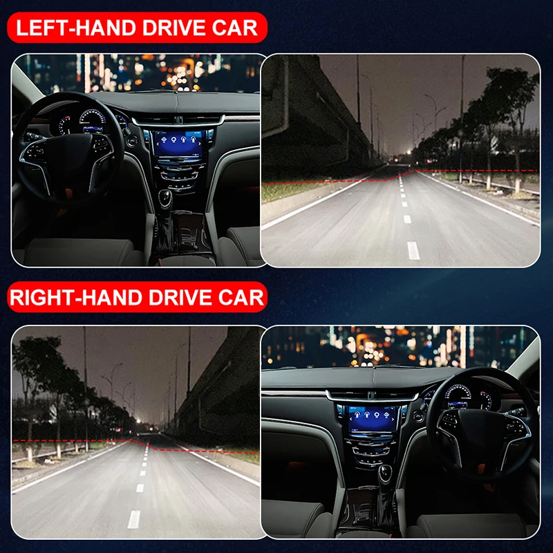 H4 LED Projector Car Headlight Bulbs 800000LM 1000W Bi LED Lens H4 Mini Projector 7530 CSP Lens Turbo Auto Headlamp LHD RHD