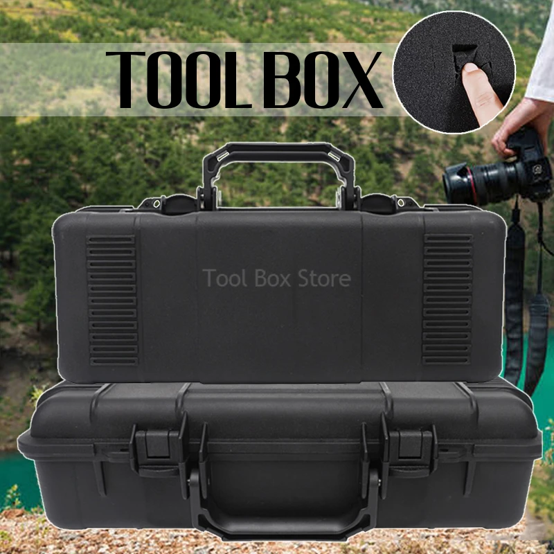 Waterproof Hard Carry Tool Case Bag Organizer Plastic Hard Equipment Case Protective Toolbox Instrument Camera Storage Box