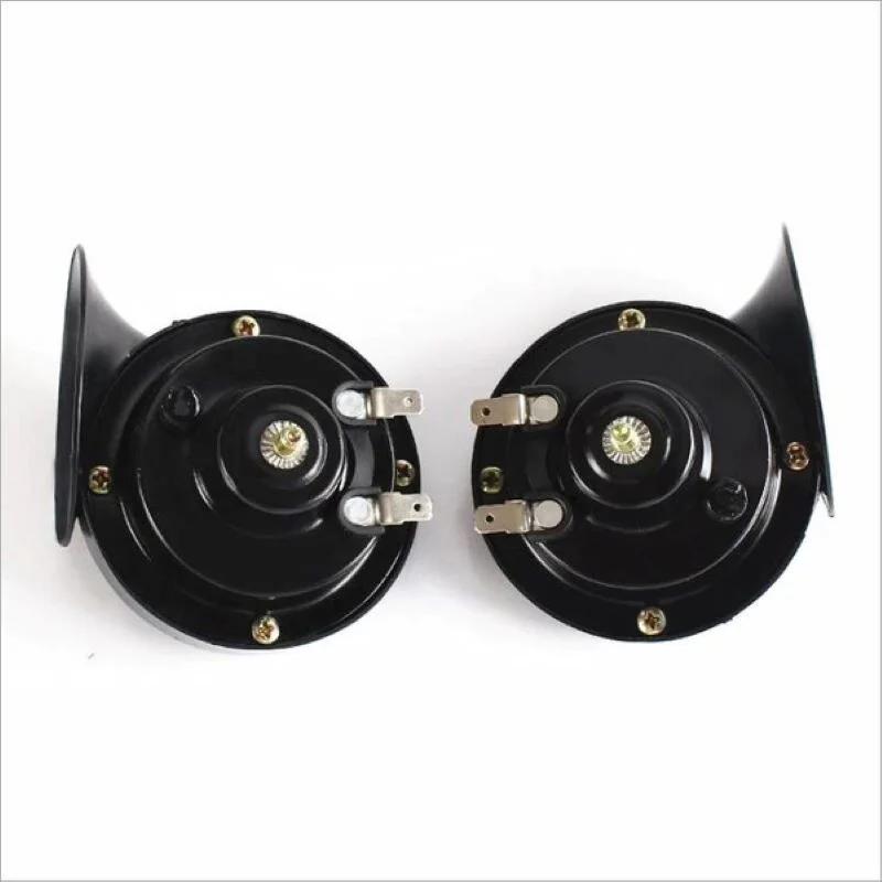 2PCS 300DB Train Horn for Trucks The Loudest Waterproof Loud Air Electric Snail Horn 12/24/48V Double Horn Sound
