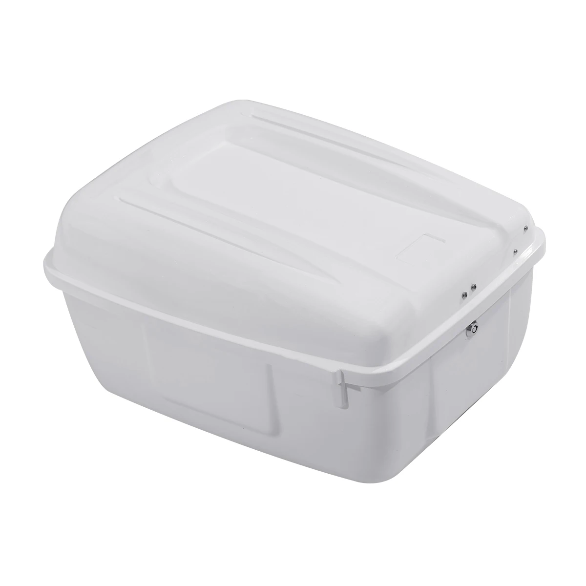 Rear Police Trunk For Harley Electra Glide FLHP FLHTP Tour Pack Top Box Motorcycle