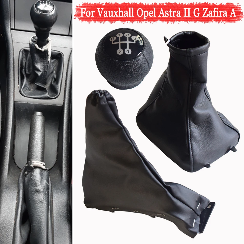 For Vauxhall Opel Astra II G Zafira A 1998-2010 Gear Lever Boot and Handbrake Grips Car Anti Slip Parking Hand Brake Boot