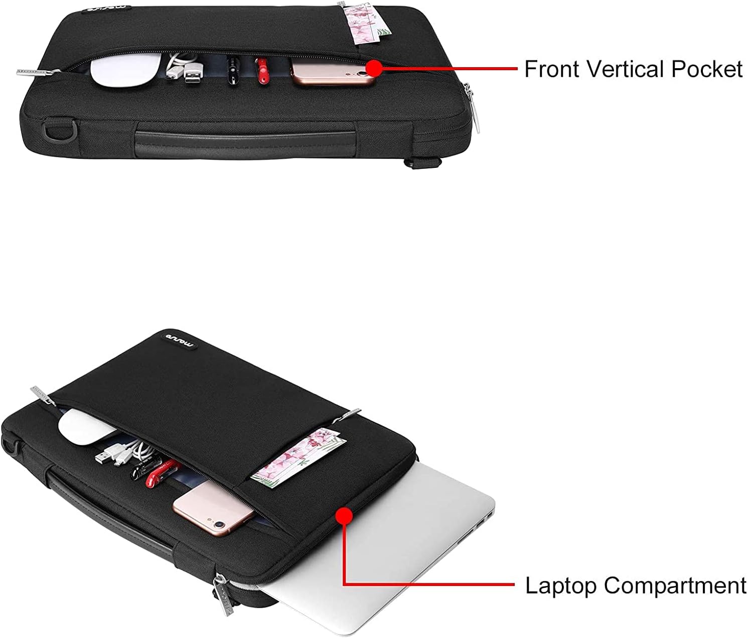 360 Protective Laptop Shoulder Bag for Book Air Pro M1 M2 Case A2941 13 13.3 14 15 6 16 inch Notebook Messenger Sleeve Cover 7f3ce