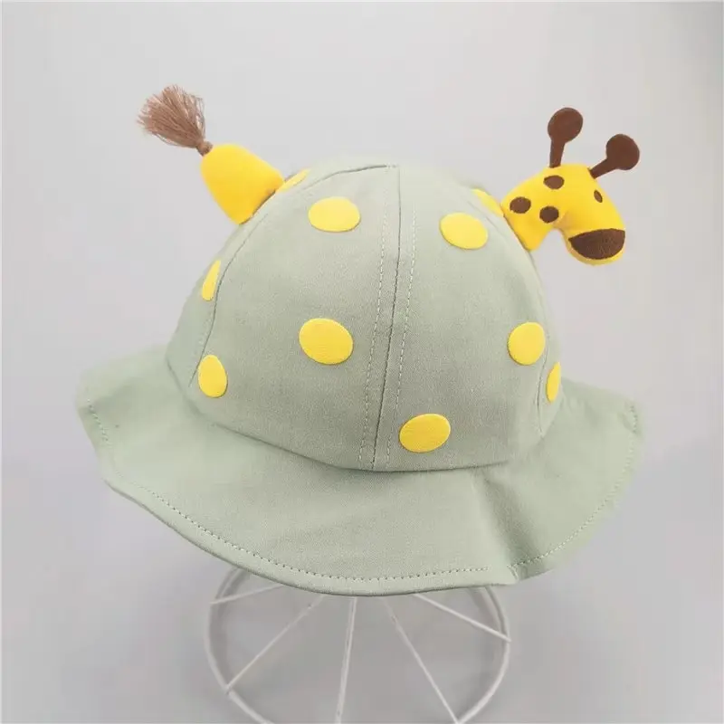 Deer Children Hat Fisherman Boys And Girls Cute Sunshade Baby Pot Hat smile