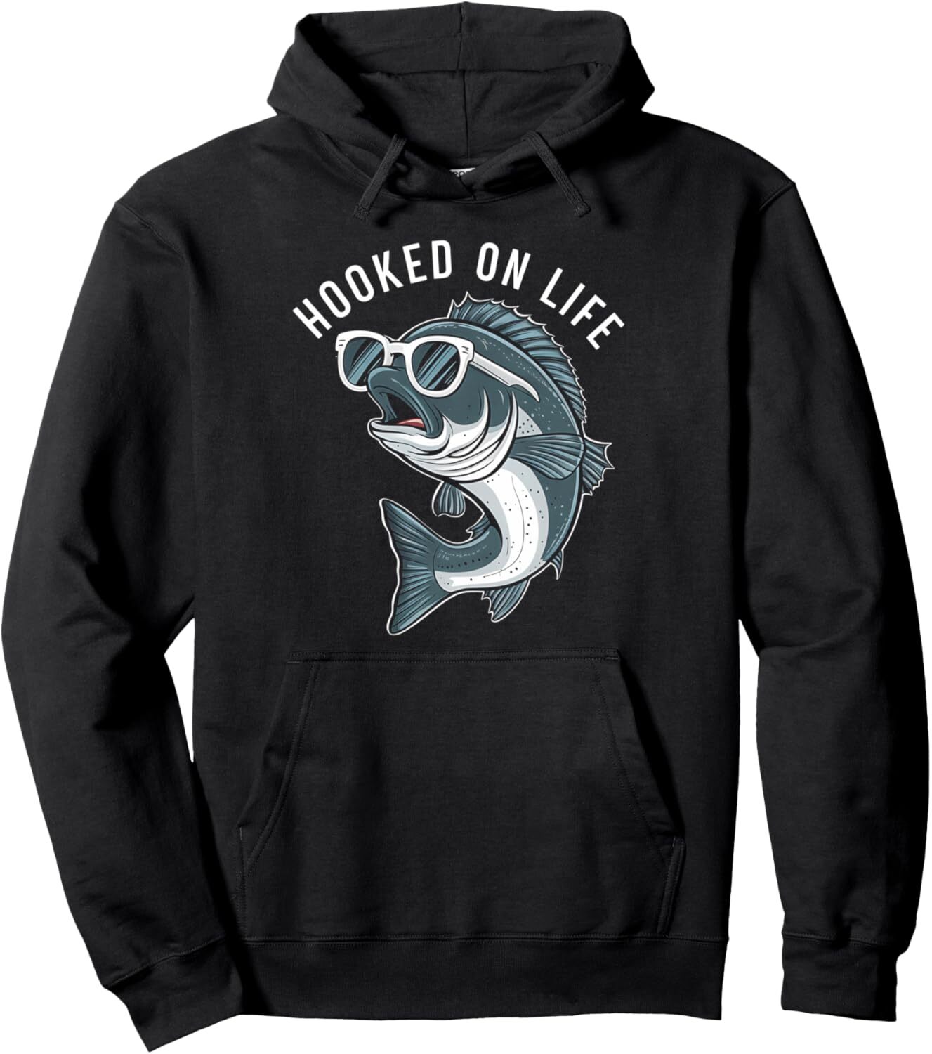 Hoodie for Mens Womens Fishing Life Cool Bass Fisherman Dad Fathers Day Gift Pullover Hoodie Graphic Hoodies sweatshirt