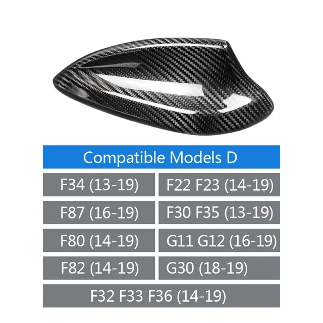 Shark Fin Antenna Cover For BMW F10 F11 F22 F30 F34 F80 F87 F32 F36 F82 F01 G11 G20 G12 G30 M5 2 3 4 5 7 M2 M3 M4 M5 Series