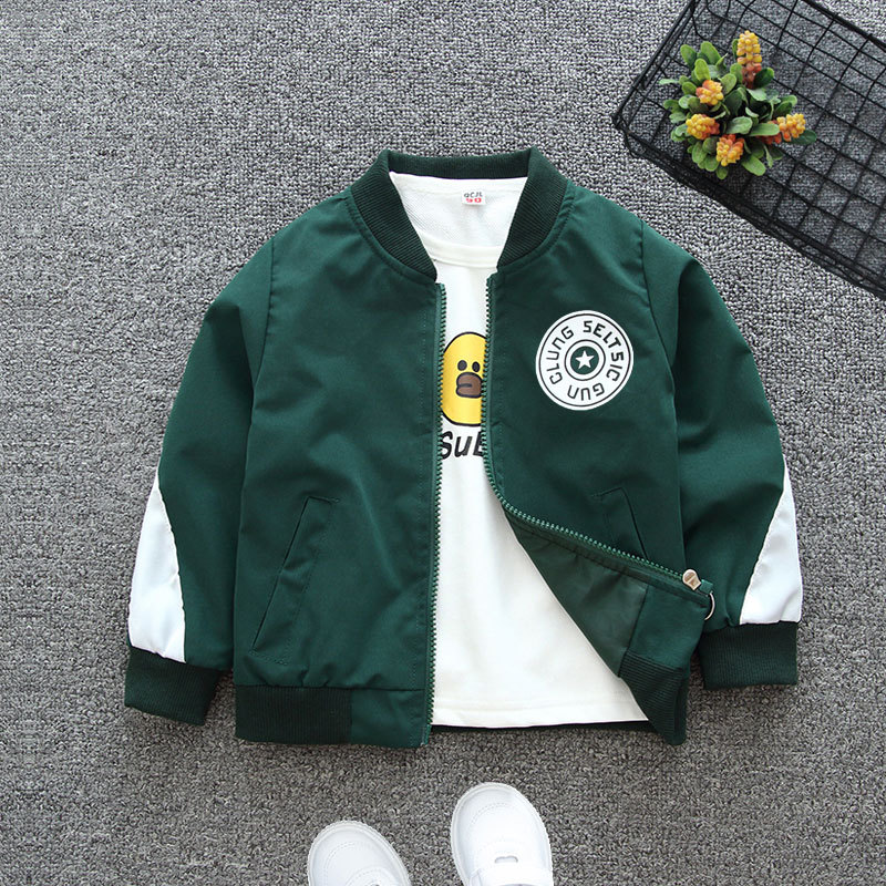 Designer 2025 new children's clothing for spring, super cool baseball jersey, spring and autumn casual cardigan jacket, free shipping