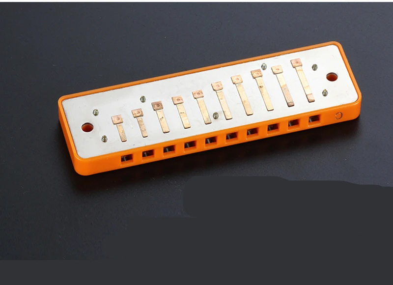 Kongsheng10 Hole Blues Harmonica Mouth Ogan Instrumento Musical armonica chave boca Diatonica Woodwind Instruments Mondharmonica