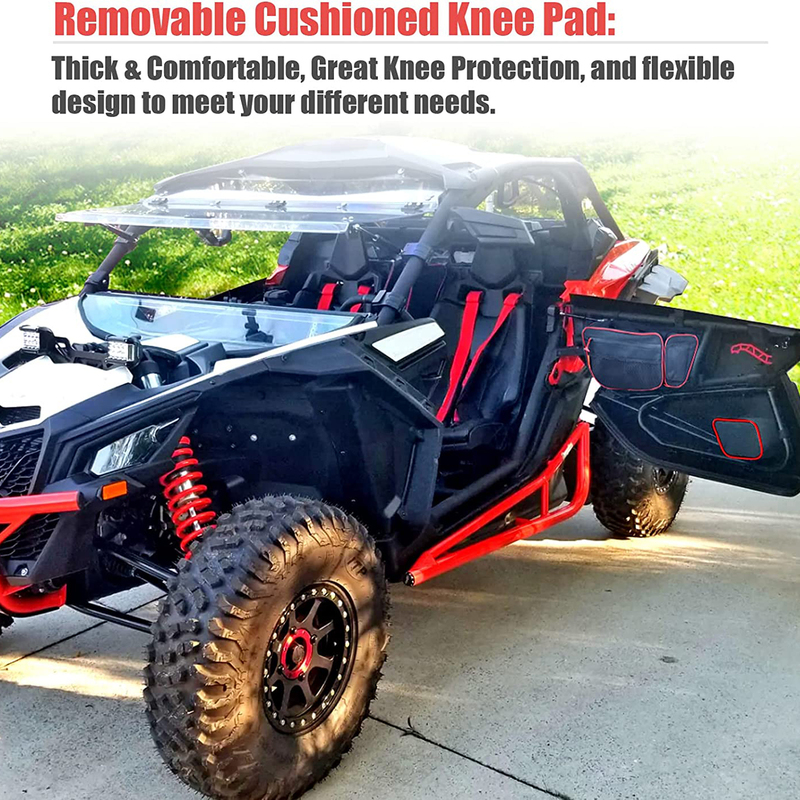 UTV X3 Front Upper Door Bags + Rear X3 Door Bags For 2017 2018 2019 2020 2021 Can Am Maverick X3 Max XRS aXDS 4x4 Turbo