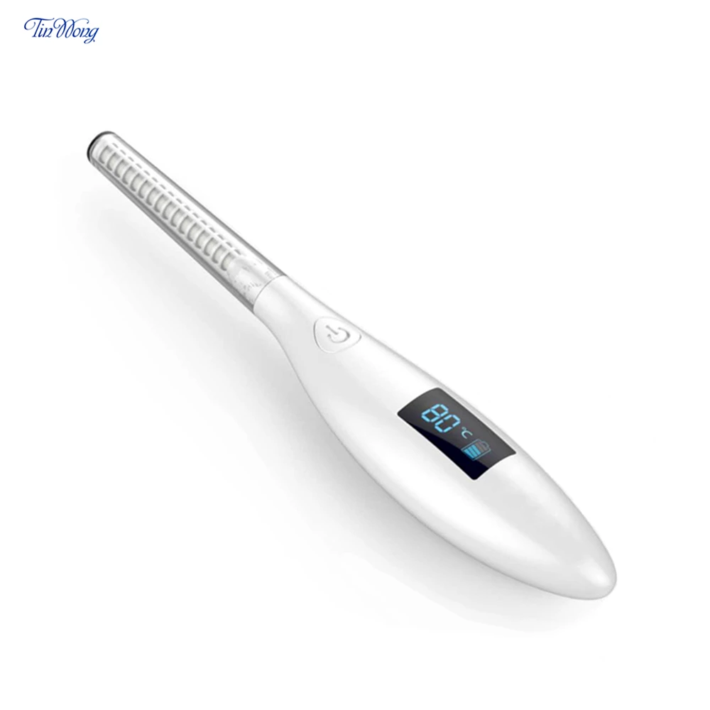 Eyelash Tinwong Curler Electric USB Rechargeable Ceramic Inner Core Heated ddmysmile Long-Lasting Smile
