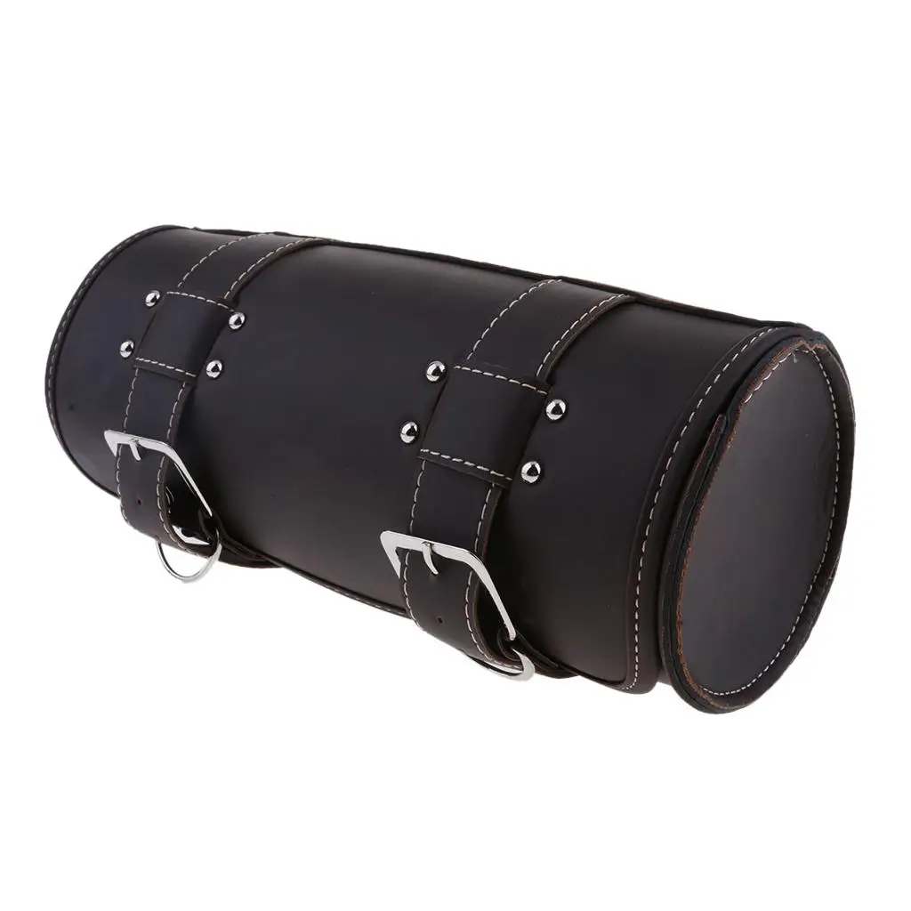 Motorcycle Tool Bag Saddlebag PU Leather Storage Tool Pouch