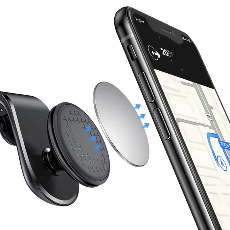 Magnetic Car Phone Holder Swivel Magnet Holder Universal Phone Stand GPS Support For Xiaomi Huawei iPhone Samsung Stand in Car
