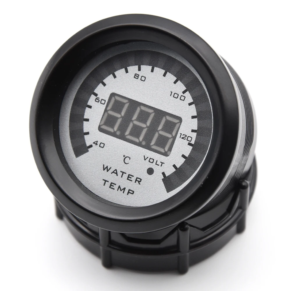 52MM Car Digital Gauge LCD Display Oil Pressure Voltmeter Water Temp Meter With Sensor Air Fuel Ratio Tachometer Boost Meter
