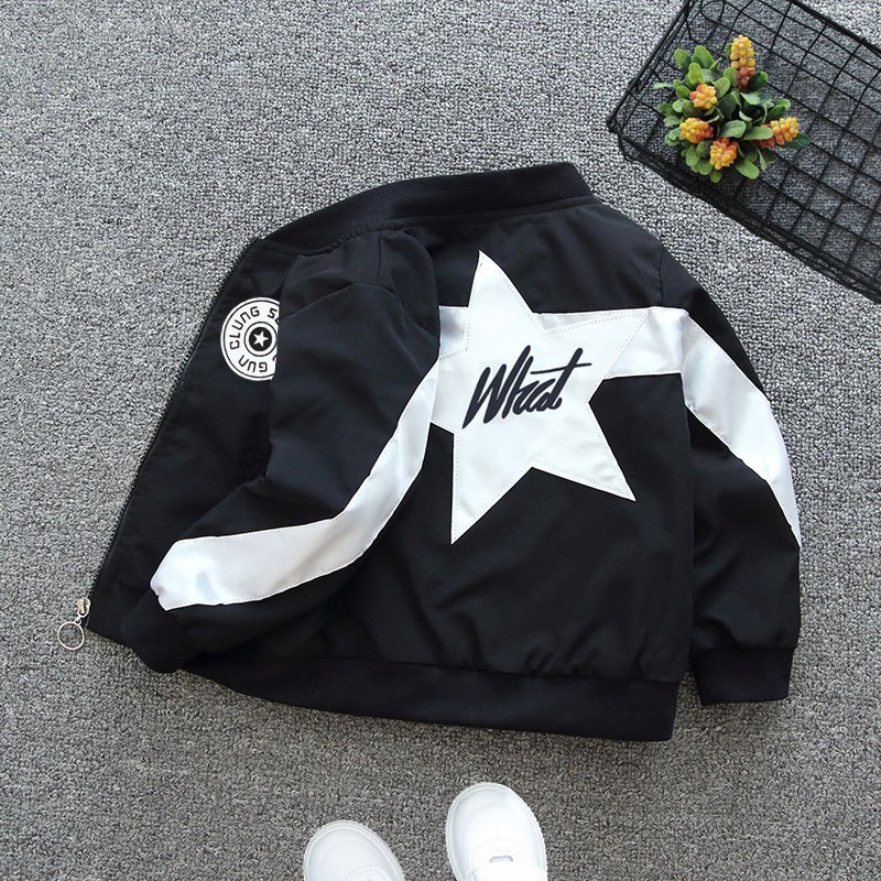 Designer 2025 new children's clothing for spring, super cool baseball jersey, spring and autumn casual cardigan jacket, free shipping