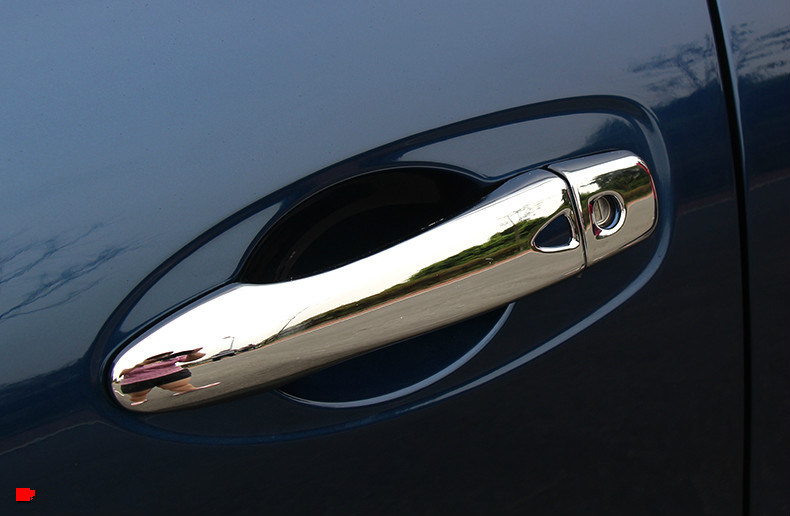For 2025 Renault Koleos 2017 2018 2019 new 2020 Gloss Black Chrome Car Door Handle Cover Sticker Styling Accessories