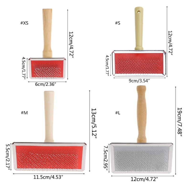 Dog Slicker Brush Pet Cleaning Brush for Pet Small Large Dog Pet Hair