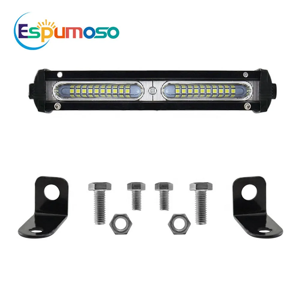Led Work Light 12v Flood 7" 13" 20" Led Light Bar for Truck Trailer Lights Bar for Offroad Accessories 4x4 Jeep Working Traktor