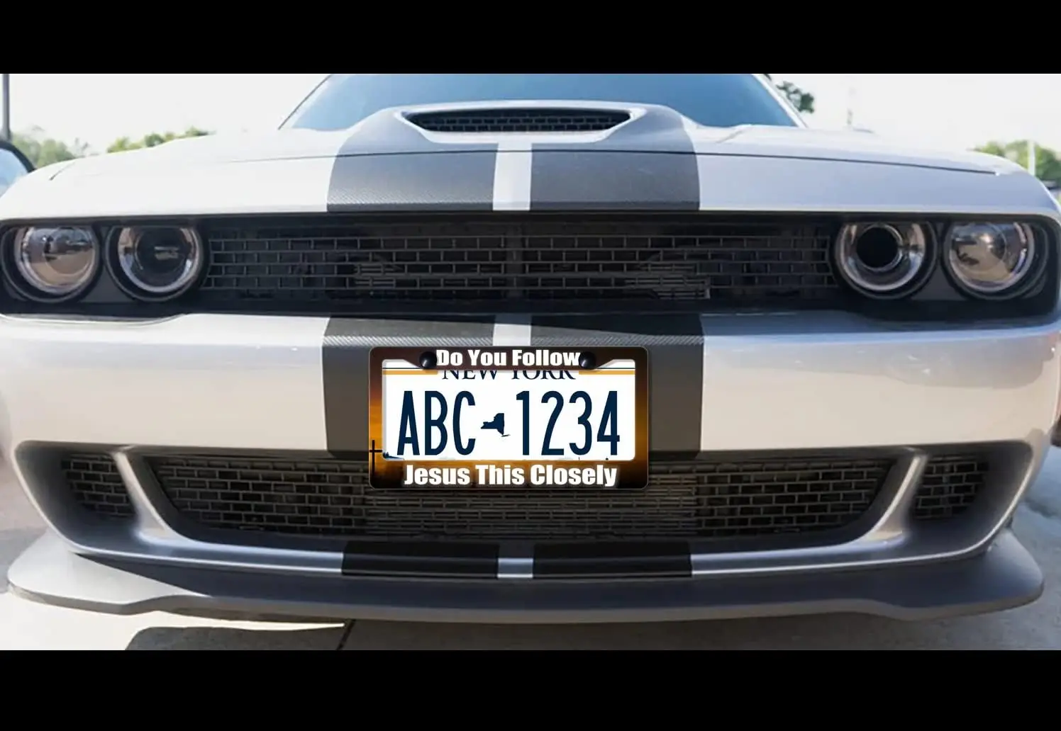 Plate ddmysmile Do License Frame You Follow Jesus This Closely Car Cover Tag Holder Frames Aluminum License Plate Cover For Standard Us Smile